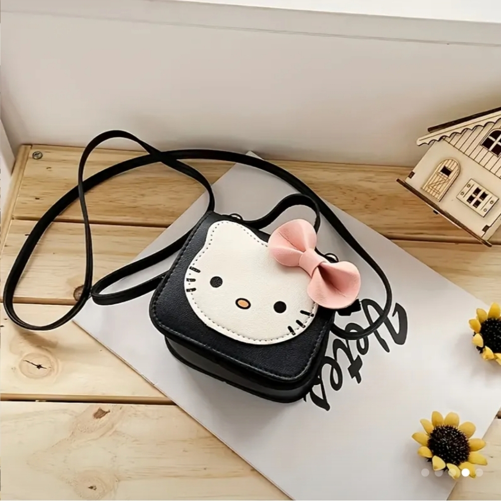 Hello Kitty | Mini Black Crossbody | Coinpurse | Mini Wallet | Purselet | Sanrio